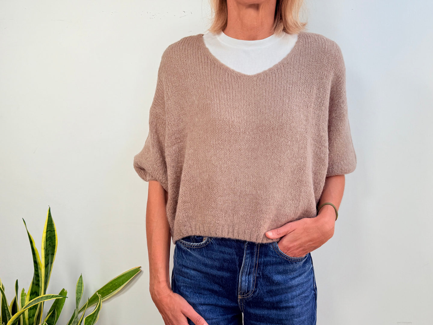 MARGOT ALPACA JUMPER - TOPO