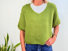 Lade das Bild in den Galerie-Viewer, MARGOT ALPACA JUMPER - VERDE MANZANA

