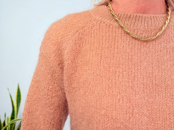 EVA MOHAIR JUMPER - CAMEL