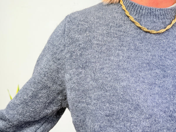 EVA ALPACA JUMPER - GREY