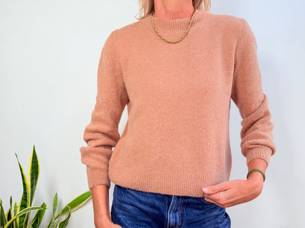 EVA ALPACA JUMPER - CAMEL