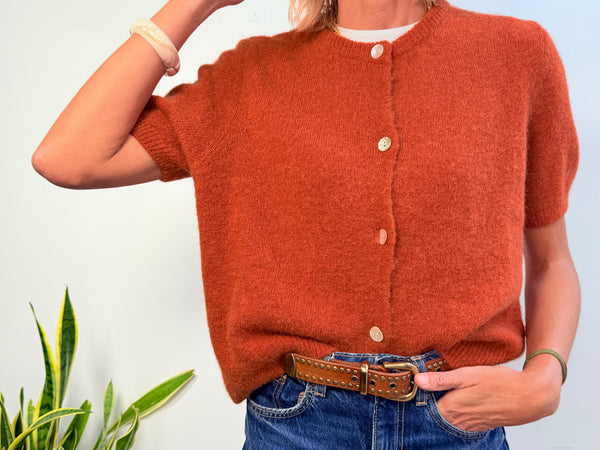 INGRID ALPACA MANGA CORTA  - ORANGE