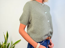 Lade das Bild in den Galerie-Viewer, INGRID ALPACA MANGA CORTA -  MILITARY GREEN
