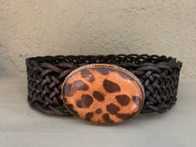 Load image into Gallery viewer, ANIMAL PRINT BELT - BLACK
