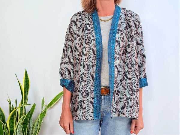 SHORT KIMONO SILK 28