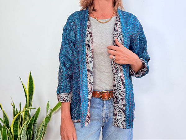 SHORT KIMONO SILK 28