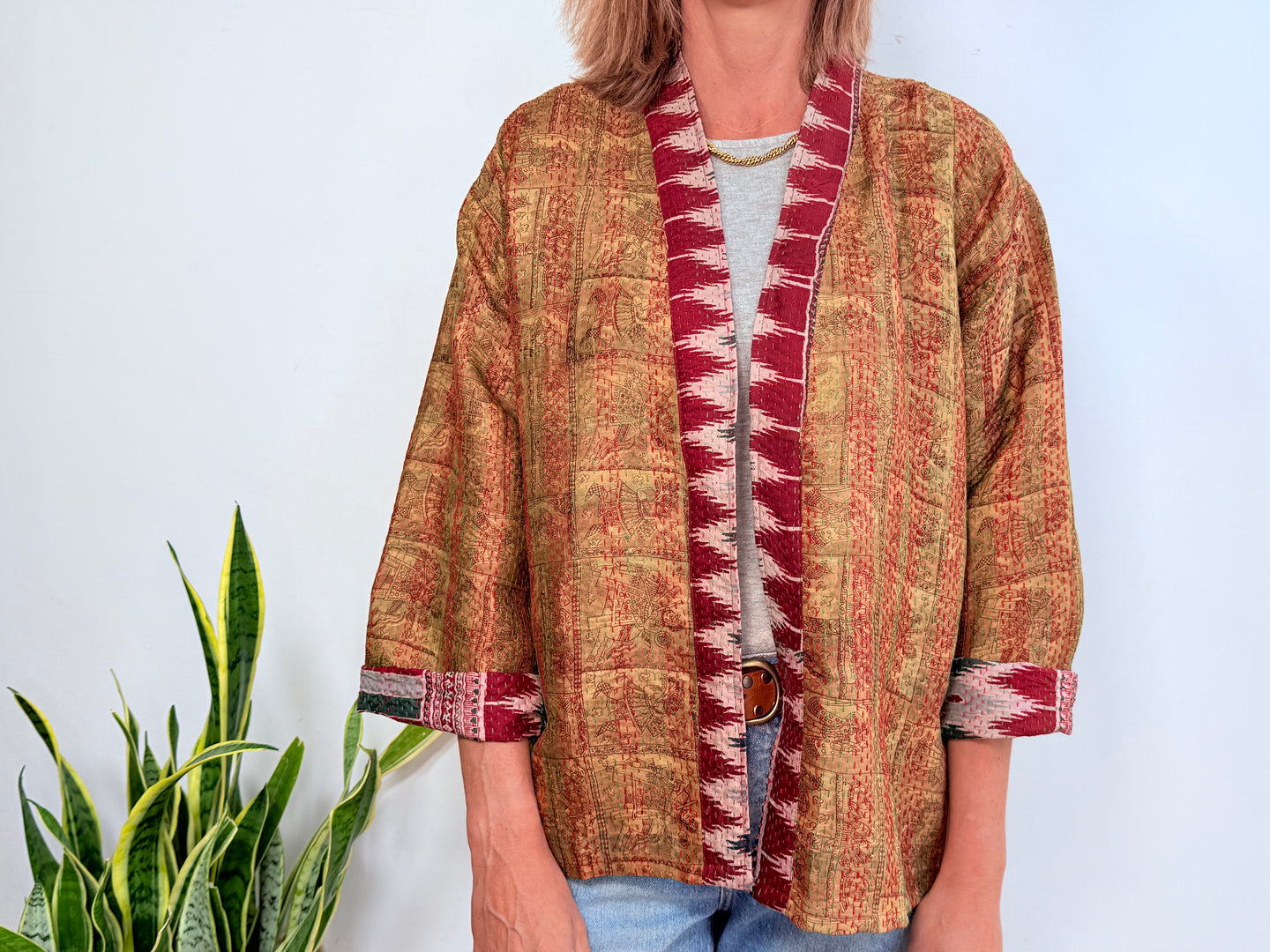 SHORT KIMONO SILK 22