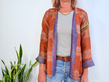 Load image into Gallery viewer, SHORT KIMONO SILK 21
