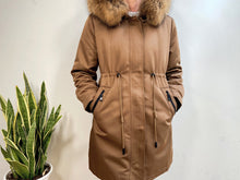 Load image into Gallery viewer, RABBIT/FOX PARKA - CAMEL
