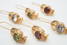 Load image into Gallery viewer, LITTLE POMEGRANATE EARRINGS - BURGUNDY
