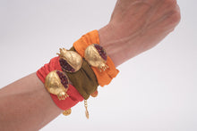 Load image into Gallery viewer, POMEGRANATE SILK BRACELET - RED
