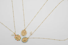 Load image into Gallery viewer, NEW MEDAL NECKLACE - TURQUOISE
