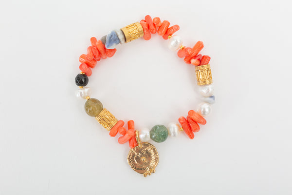 ETRUSCO BRACELET - CORAL