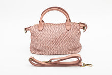 Load image into Gallery viewer, BRAIDED LEATHER BAG PINK
