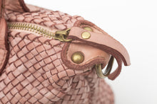 Load image into Gallery viewer, BRAIDED LEATHER BAG PINK
