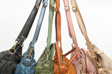 Load image into Gallery viewer, BRAIDED LEATHER BAG PINK
