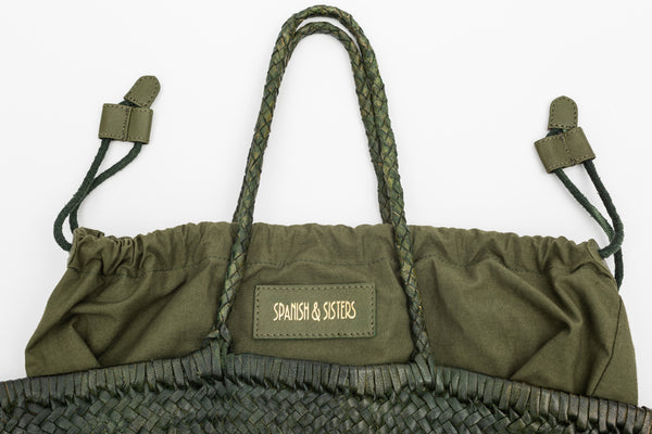 BASKET BAG - GREEN