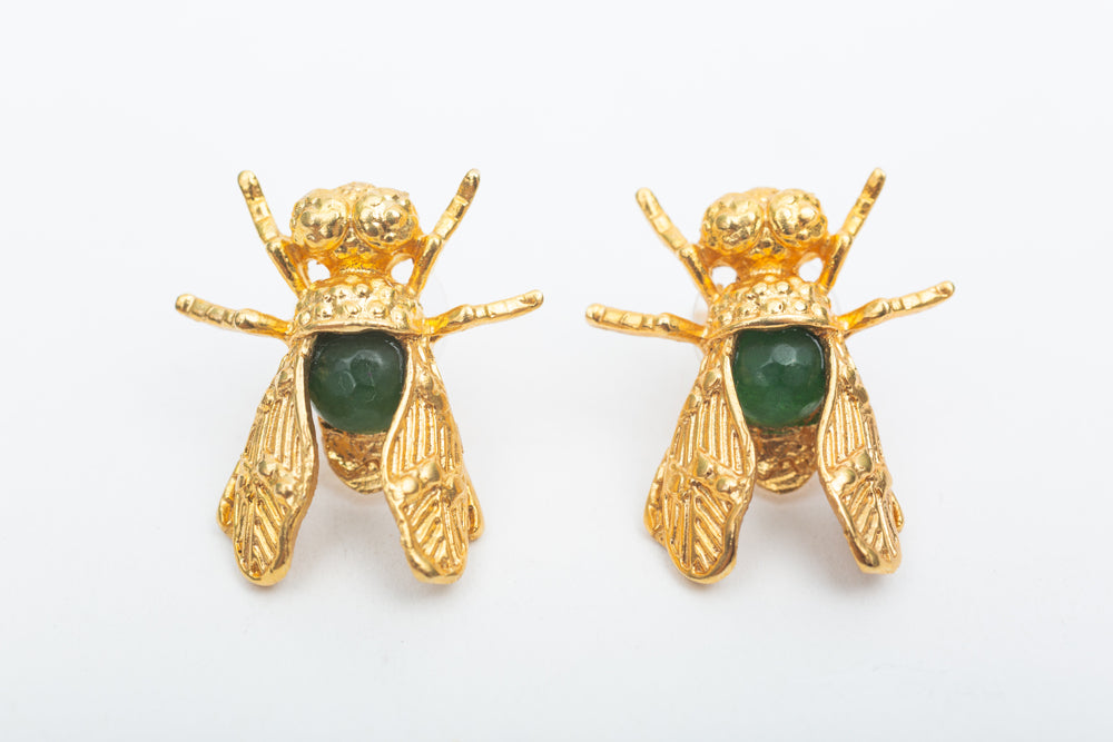 MOSCA EARRING - GREEN