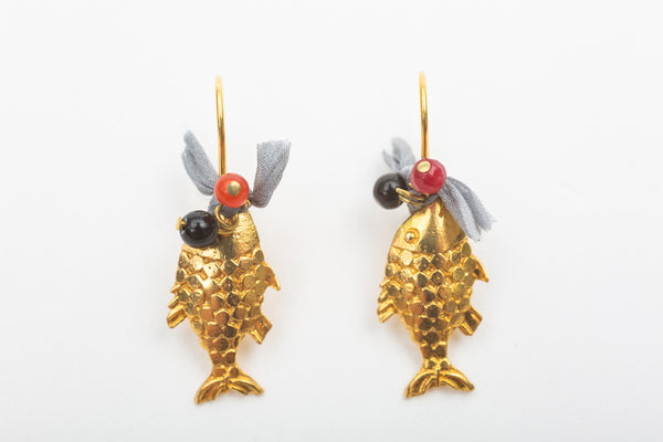 NEMO FRUIT EARRING - GREY