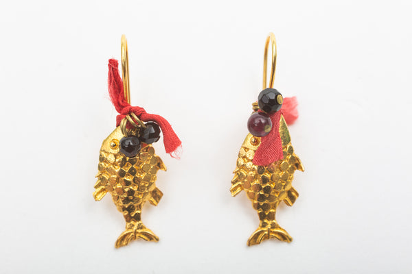 NEMO FRUIT EARRING - RED