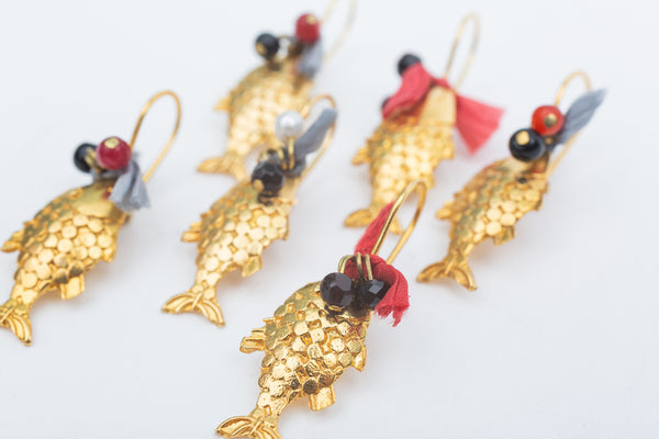 NEMO FRUIT EARRING - RED