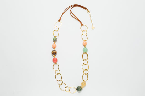 CANDY NECKLACE - BROWN