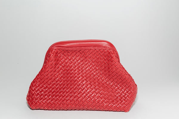 FLORENCIA CLUTCH BAG-RED