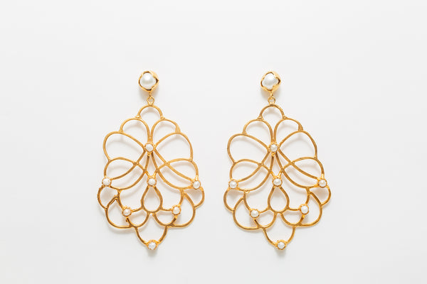 MARINA EARRING - PEARL