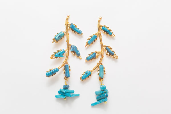 RAMA EARRING - BLUE