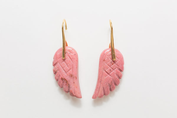 WINGS EARRING - PINK