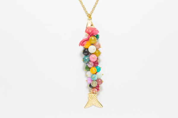 FISH PENDANT MULTICOLOR
