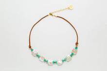 Charger l'image dans la galerie, MOSAICO SUEDE NECKLACE - GREEN
