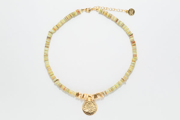 ROMAN NECKLACE - CREAM