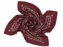 Load image into Gallery viewer, BANDANA  BURGUNDY
