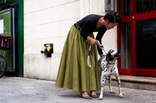 Charger l'image dans la galerie, VOILE COTTON SKIRT - GREEN
