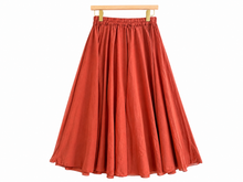 Cargar imagen en el visor de la galería, VOILE COTTON SKIRT - TEJA
