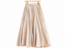 Cargar imagen en el visor de la galería, VOILE COTTON SKIRT - CREAM

