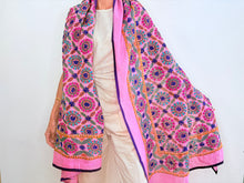Carica l'immagine nel visualizzatore di Gallery, EMBROIDERY SILK SCARF 27
