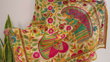 Load and play video in Gallery viewer, EMBROIDERY SILK SCARF 13
