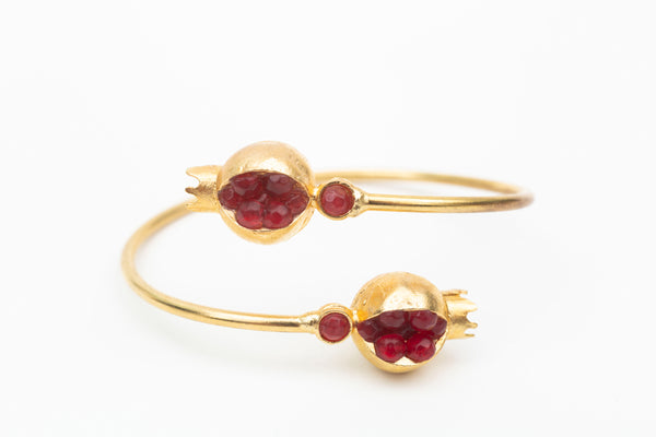 POMEGRANATE BRACELET - BURGUNDY