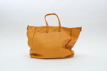 Load image into Gallery viewer, SHOPPING WASHED LEATHER BAG MUSTARD
