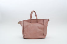 Cargar imagen en el visor de la galería, SHOPPING WASHED LEATHER BAG PINK
